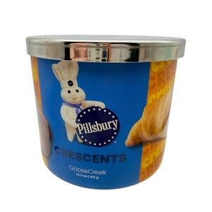 Goose Creek Pillsbury Crescents 3 Wick Scented Candle 14.5 oz Doughboy